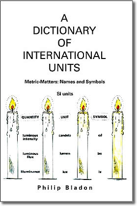 cover - A Dictionary of International Units